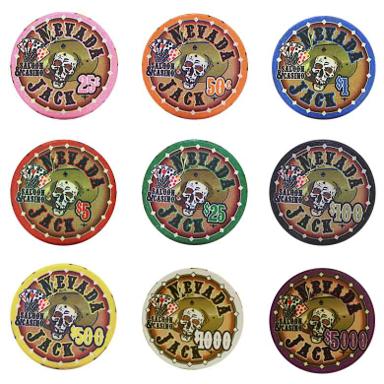 Nevada Jack Ceramic Poker Chips（セラミック製）