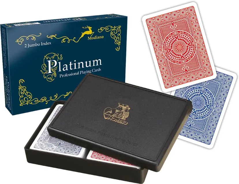 MODIANO Platinum（プラスチック） - ポーカートランプおすすめ｜1,500円〜2,000円